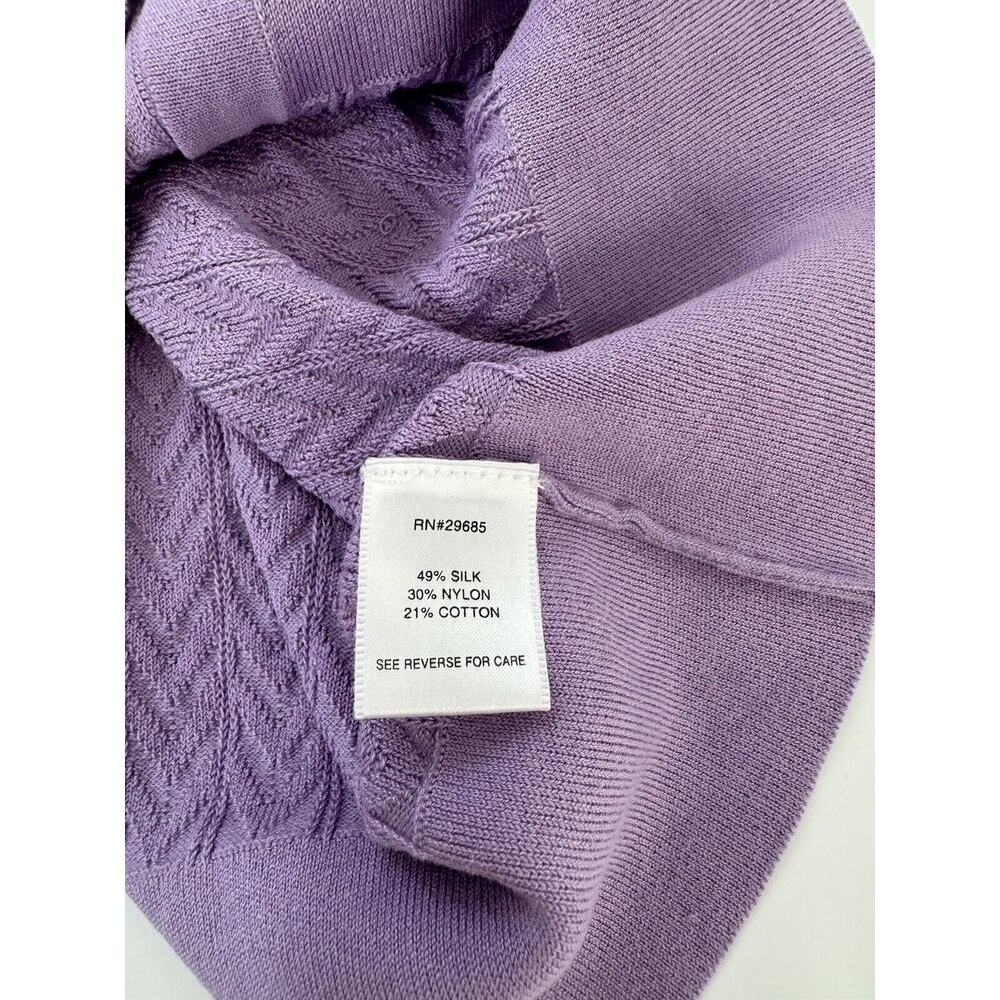 Vintage Pendleton Lavender Button Up Cardigan Swe… - image 8